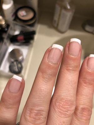 Streaky polish