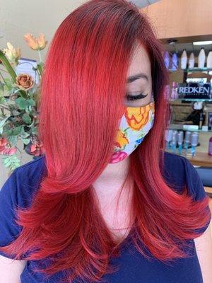 Red color done by Javi