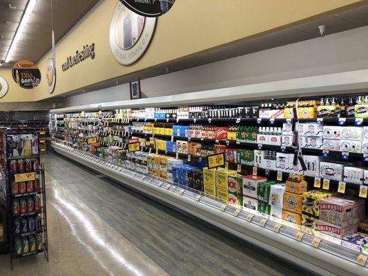 Safeway's beer selection is huge!