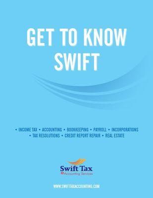 Swift Tax offers a multitude of services in addition to tax filing