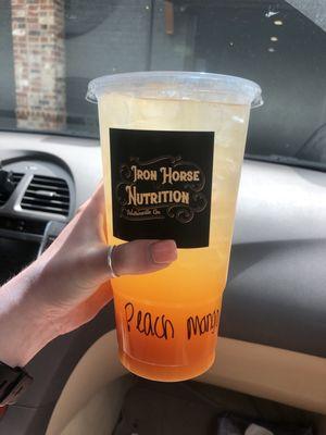 peach mango loaded tea