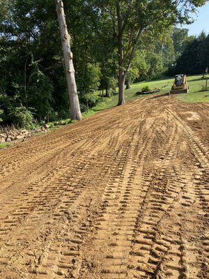 Rough grading and compaction