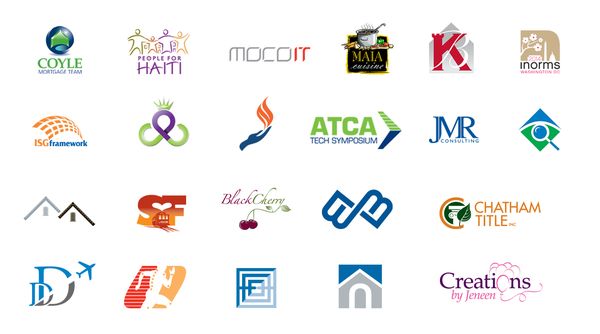 Various Logos Created for Associations and Small Businesses