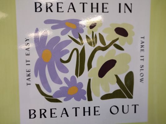 Breathe, then move