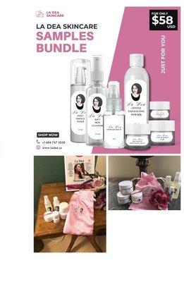 Get the bundle samples to try out all the products.