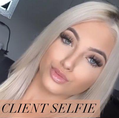 Happy Client selfie