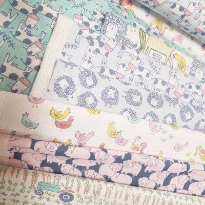 Super cute new fabrics just arrived. Deja Moo from Dear Stella Fabrics