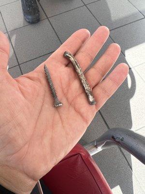 Found in my tires... they fixed for free!