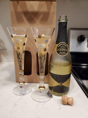 Blanc de blancs. Delicuous!! Popped a bottle for the New Year