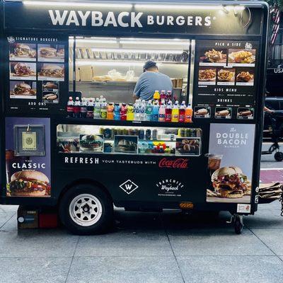 Burger food cart