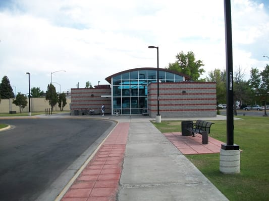 Butte's Bus Transfer Station, home to Rimrock Stages, Salt Lake Express, and Butte-Silver Bow Transit bus service.