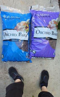 Orchid Barks (Fine and Medium) $15 a bag