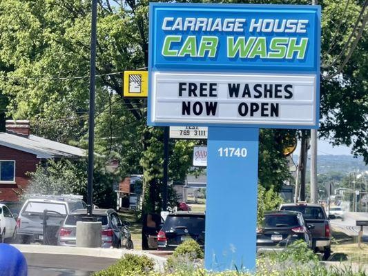 FREE WASHES!!!