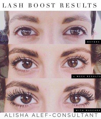 Lash Boost Results from Rodan + Fields! Sign up with us and get 1 FREE service! Call us for details.