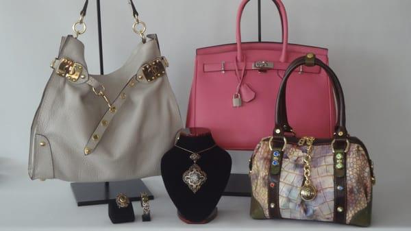 Designer italian leather handbags , shoes Jewelry & accessories imported from around the world.