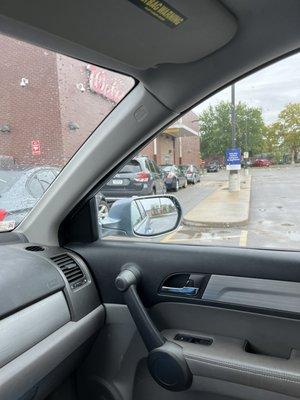 Drive up pharmacy line hadn't moved for 15 minutes