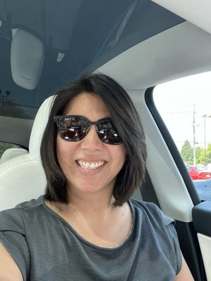 My fresh cut and all ready for the day!