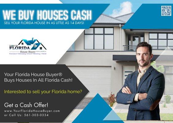 We buy houses. Fast. As-Is. Get a fair cash offer in hours. Sell your house with no fees, no repairs, no clean-up, and no hassles!