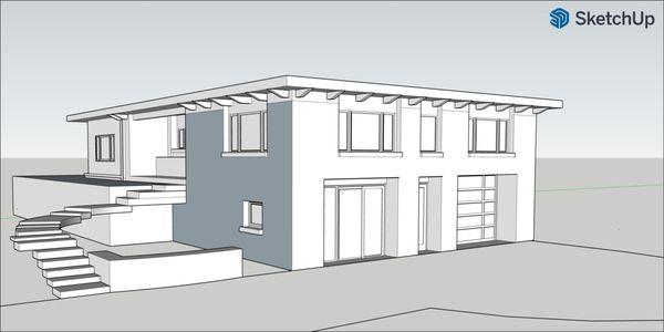 Architectural Drawing:
3D massing Model