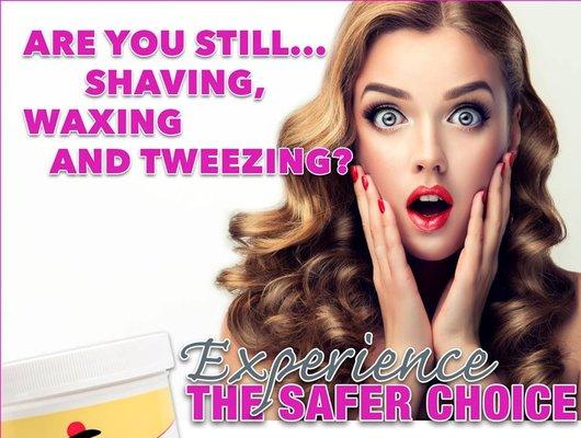 Schedule your Nufree   hair removal Appointment today!!