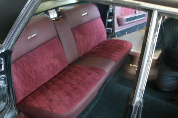 1965 Lincoln Continental Interior.