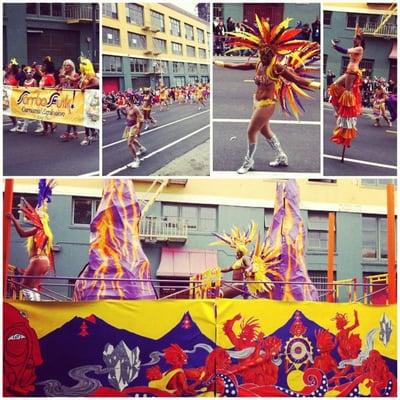 The Grand Parade during Carnaval in San Francisco, CA.