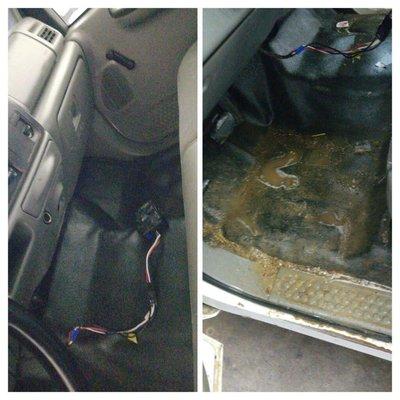 Take a look at this before and after cleaning of this vehicle.