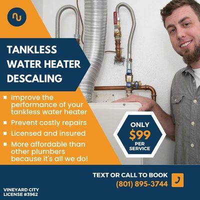 Tankless Water Heater Descaling