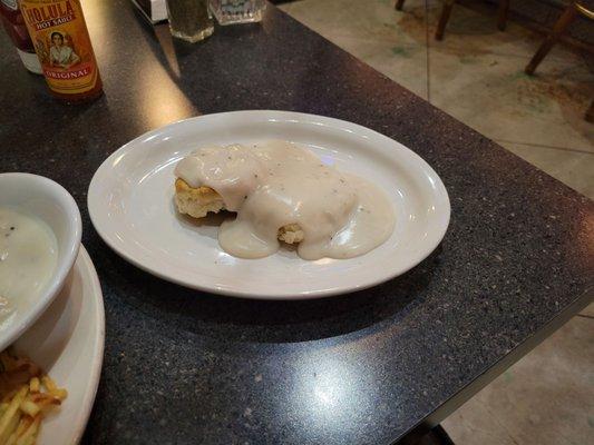 Biscuits & Gravy on side