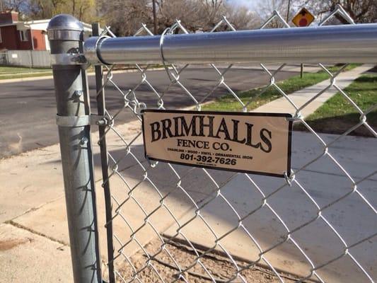 The crew from Brimhall installed a new fence around the perimeter of my property.