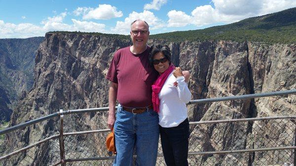 Black Canyon at Gunnison, Colorado.