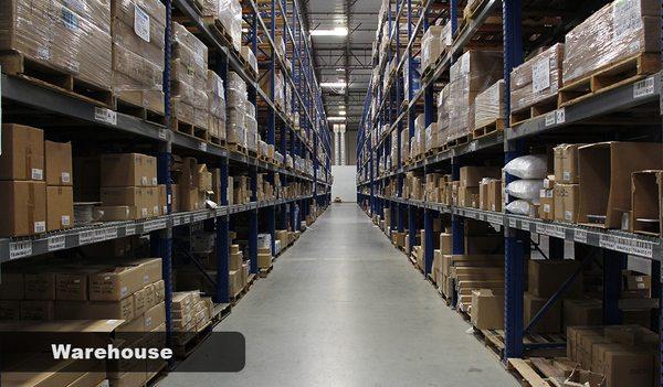 A nice tidy warehouse.