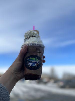 March frappe special: s'more Girl Scout cookie