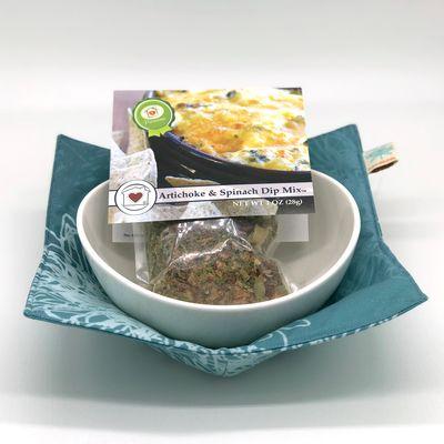 Microwave Bowl & Dip Gift Sets featuring original patterns exclusively at Shawn Sargent Designs.