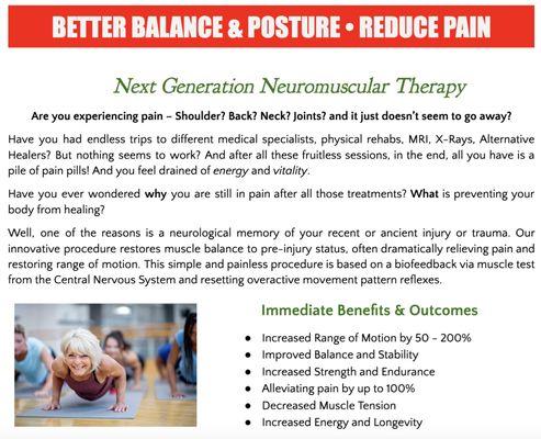 QuadrActive - Next Generation Healing Discovery. Better Balance and Posture, Reduce Pain, Post Injury Rehabilitation