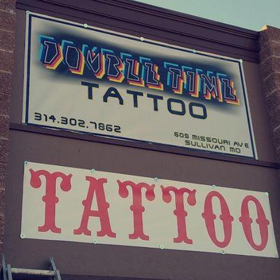 Double Time Tattoo Storefront in Sullivan, MO