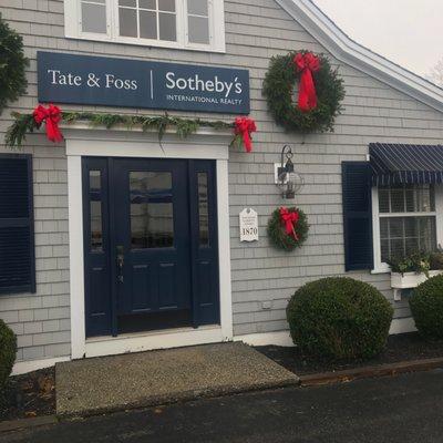 Holiday cheer at Tate & Foss Sotheby's International Realty in Rye, NH