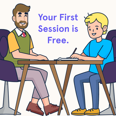 Your First Session is Free*