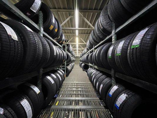 With 6 stores and tire lofts at each, our inventory of over 1000 tires is sure to have the perfect set for your vehicle.