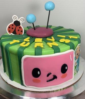 Cocomelon themed cake