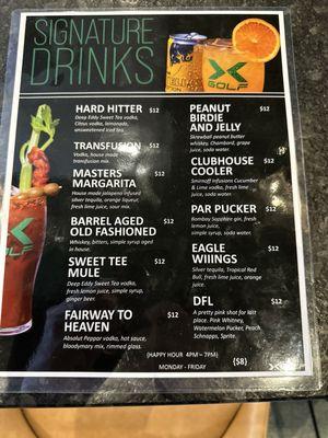 Signature Cocktails