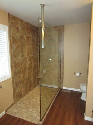 Shower screen. ShowerGuard glass