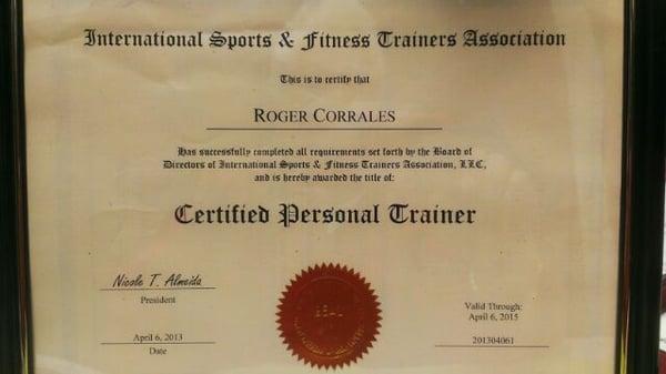 Certified Personal Trainer