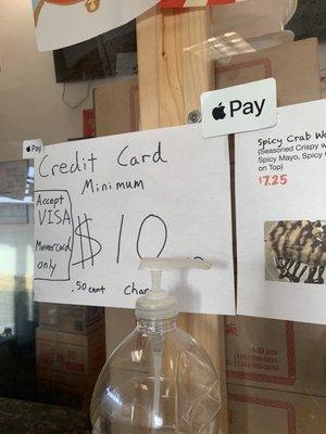 Credit Card Minimum