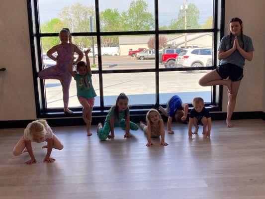 Kids yoga class