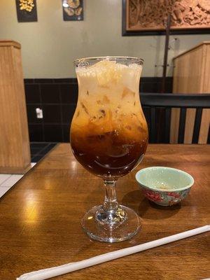 Thai Iced Tea with Cream