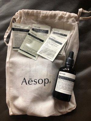 Lucent Facial Concentrate (vitamin c serum) and cute satchel