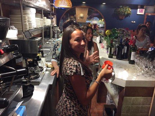 Service with a smile is a norm at El Rinconcito de Alicia