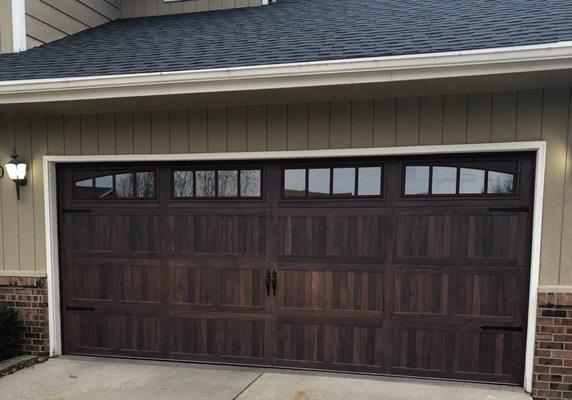 Another garage door installed that added great curb appeal to this home!