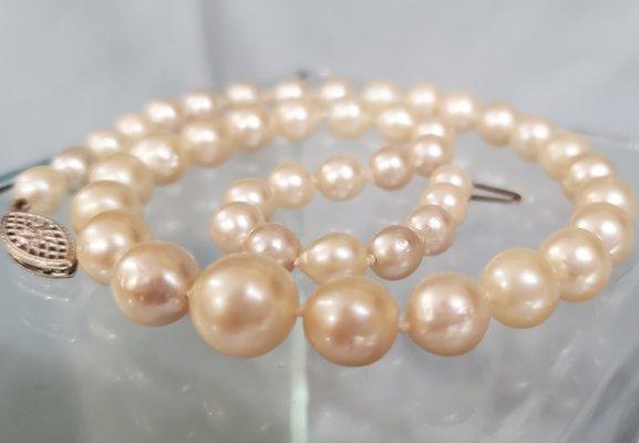 Early lustrous Japanese Akoya Saltwater Cultured Pearls